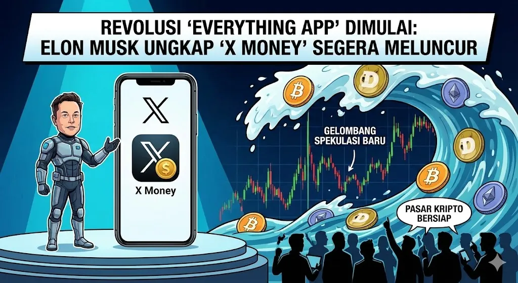 Revolusi 'Everything App' Dimulai: Elon Musk Ungkap 'X Money' Segera Meluncur, Pasar Kripto Bersiap Hadapi Gelombang Spekulasi Baru