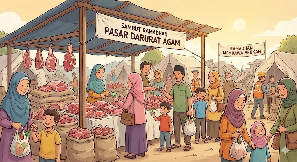 Tradisi Mengalahkan Tragedi: Wangi Rendang Mulai Tercium di Agam Jelang Ramadhan