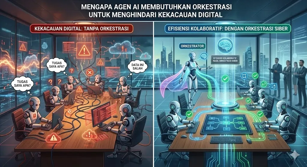 Efisiensi Kolaboratif: Mengapa Agen AI Membutuhkan Orkestrasi untuk Menghindari Kekacauan Digital