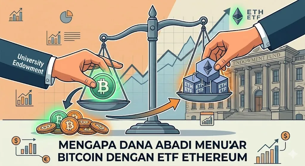 Anjakan Paradigma Dana Endowmen: Mengapa Institusi Mula Menukar Bitcoin dengan ETF Ethereum?