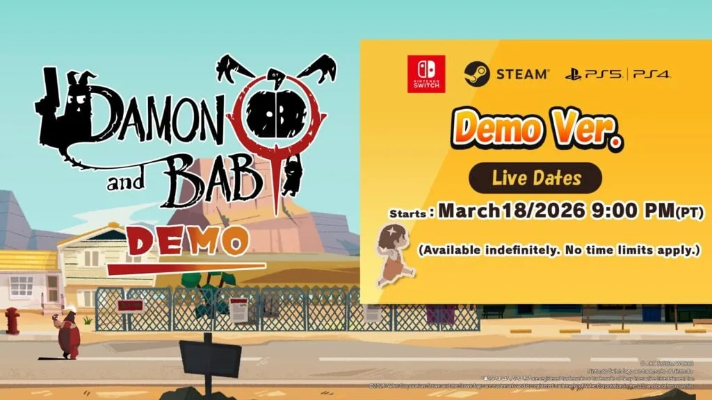 Persiapkan Keberangkatan: Demo Game Misterius "Damon and Baby" Siap Meluncur 19 Maret Mendatang!