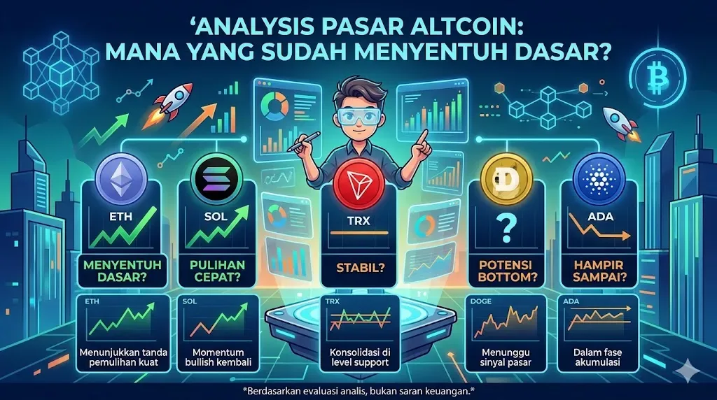 Perburuan Titik Terendah: Analis Evaluasi ETH, SOL, TRX, DOGE, dan ADA—Siapa yang Sudah Siap Rebound?