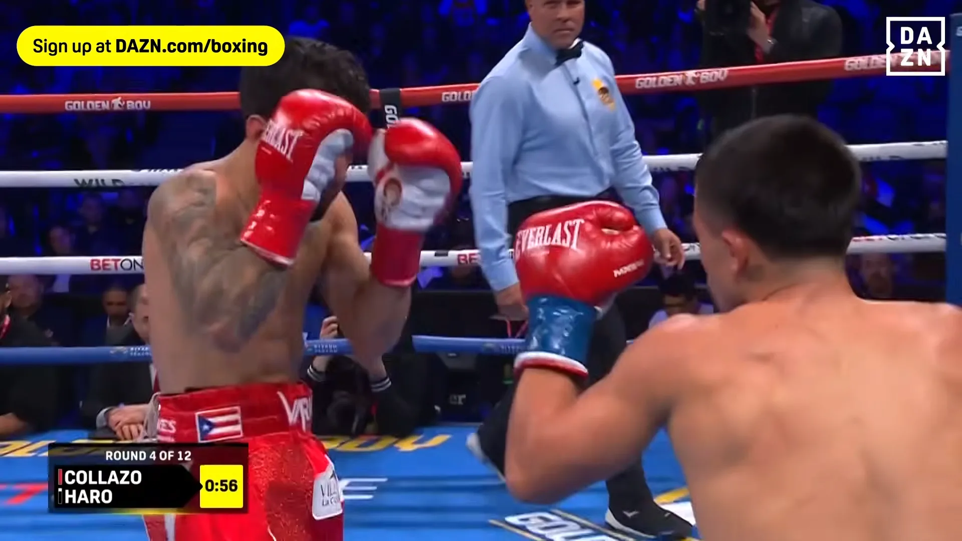 Pertahankan Sabuk Juara, Oscar Collazo Hentikan Jesus Haro di Ronde Keenam