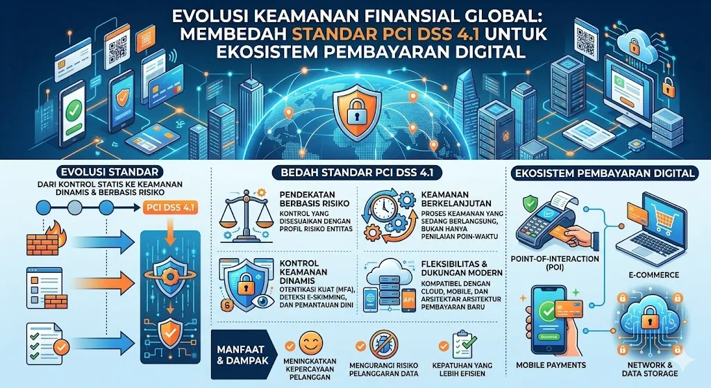 Evolusi Keamanan Finansial Global: Membedah Standar PCI DSS 4.1 untuk Ekosistem Pembayaran Digital