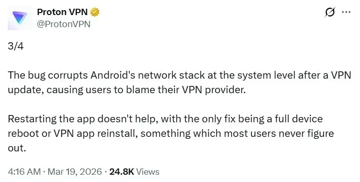 Waspada! Bug Fatal di Android 16 Bikin Koneksi VPN Terputus Tanpa Peringatan