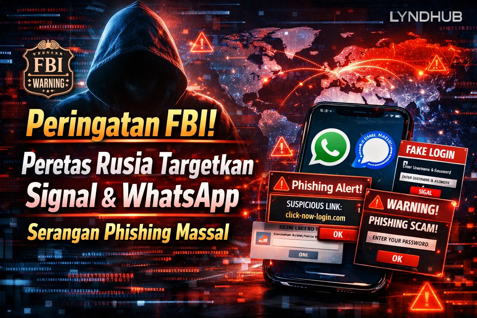 Peringatan FBI: Peretas Rusia Targetkan Pengguna Signal dan WhatsApp dalam Serangan Phishing Massal