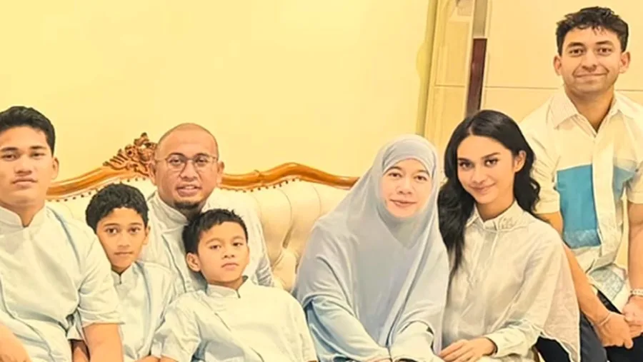 Makin Lengket: Azizah Salsha Bawa Nadif Zahiruddin Rayakan Lebaran Bareng Keluarga Besar