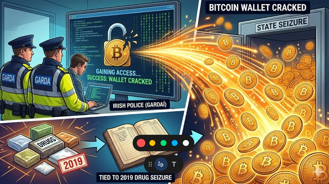 Terobosan Kripto: Polisi Irlandia Bobol Dompet Bitcoin Hasil Sitaan Kasus Narkoba 2019