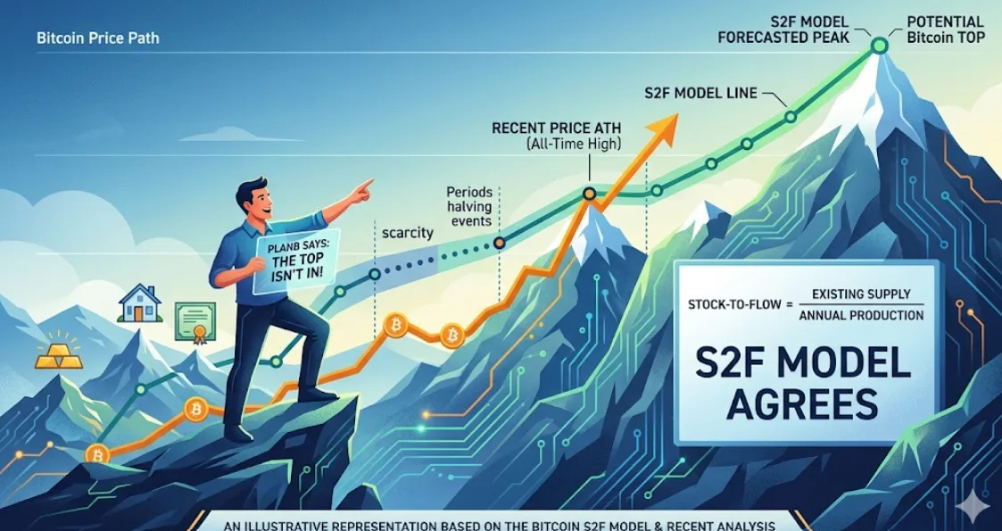 Ramalan PlanB 2026: Model S2F Beri Sinyal "Bullish" — Puncak Bitcoin Belum Tiba!