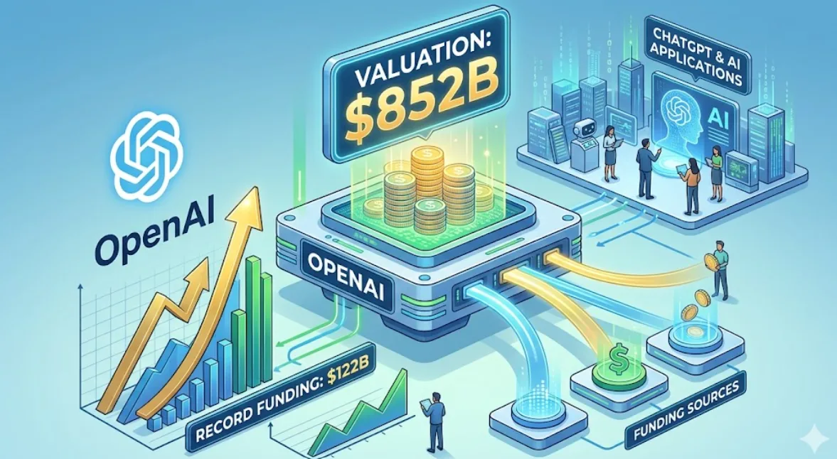 Valuasi Raksasa! OpenAI Tembus $852 Miliar Setelah Putaran Pendanaan Rekor $122 Miliar
