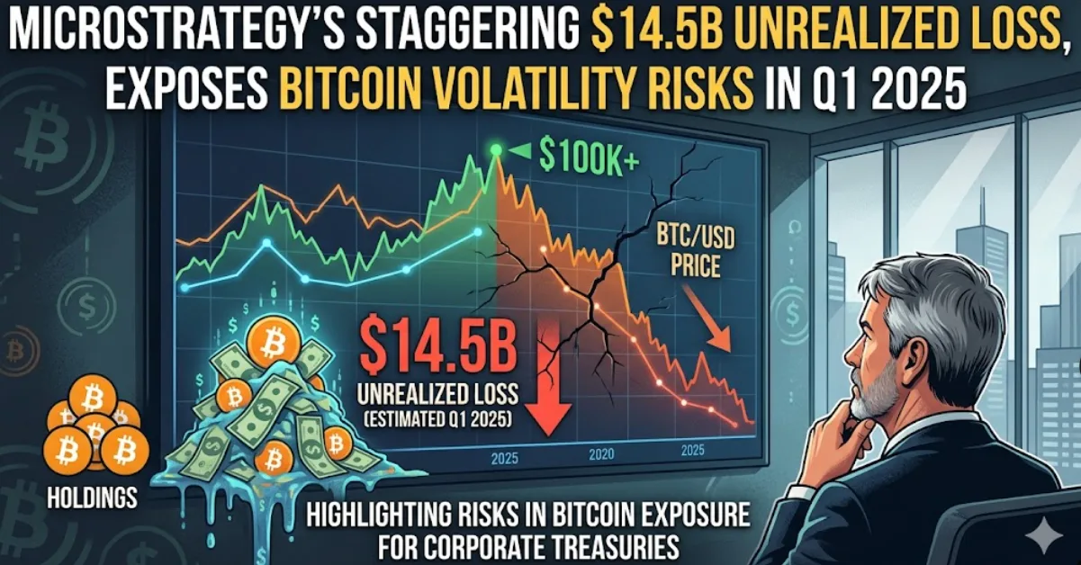 Pelajaran dari 2025: Kerugian $14,5 Miliar MicroStrategy Ekspos Risiko Volatilitas Bitcoin