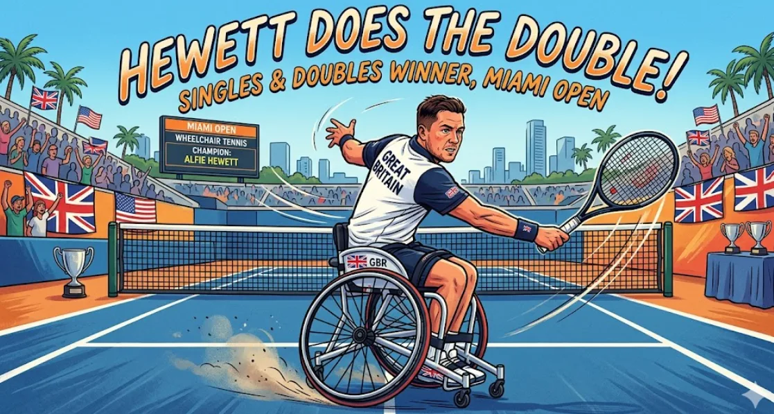 Dominasi Tanpa Batas: Alfie Hewett Borong Dua Gelar di Miami Open