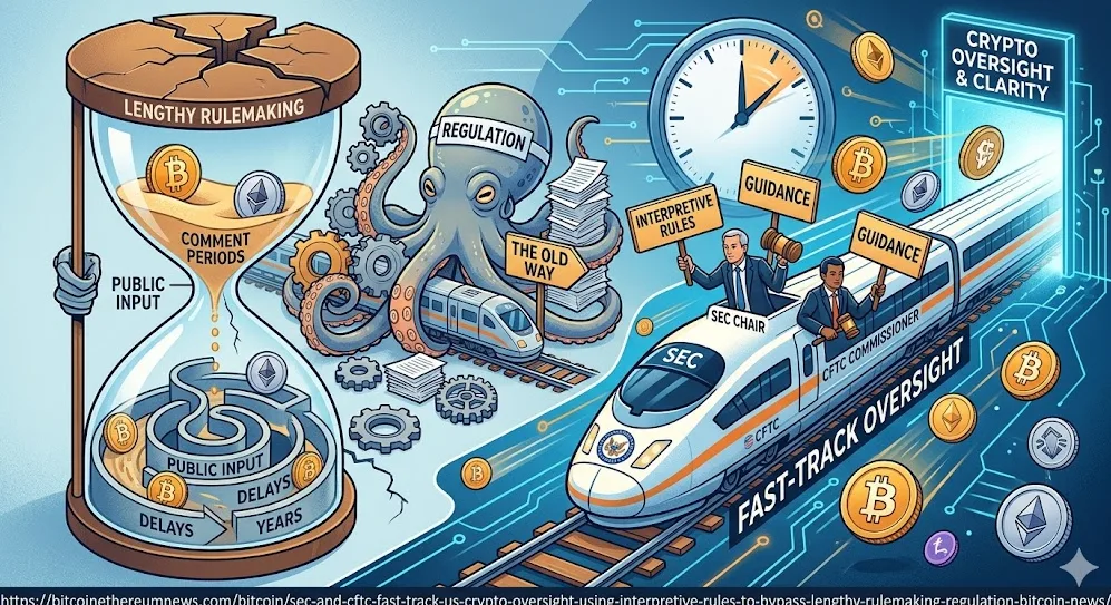 Langkah Kilat Washington: SEC & CFTC Gunakan Aturan Interpretatif untuk Percepat Kontrol Kripto
