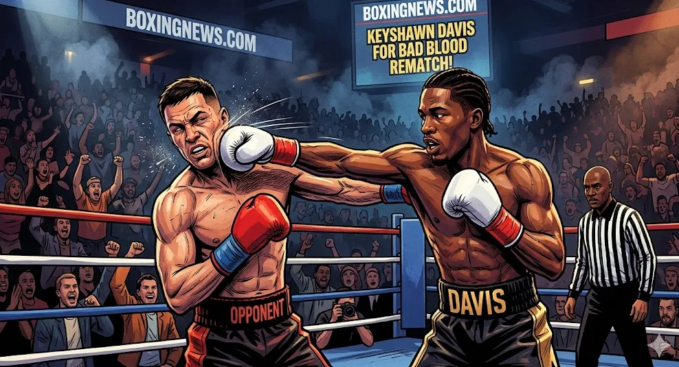 Bad Blood: Keyshawn Davis Kembali untuk Tuntaskan Dendam di Ring