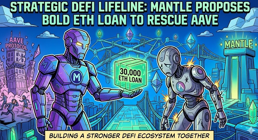 Mantle Usulkan Pinjaman Strategis 30.000 ETH untuk Aave: Langkah "Lifeline" demi Menjaga Kedaulatan Likuiditas DeFi