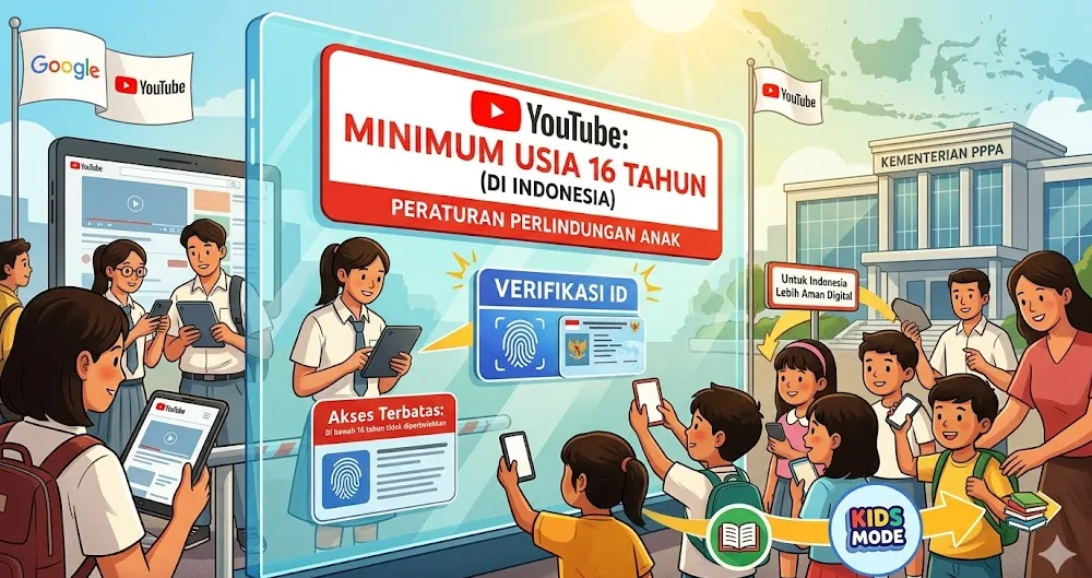 Google Berlakukan Aturan Usia 16 Tahun di YouTube Indonesia: Kedaulatan Perlindungan Anak dan Supremasi Hukum Digital