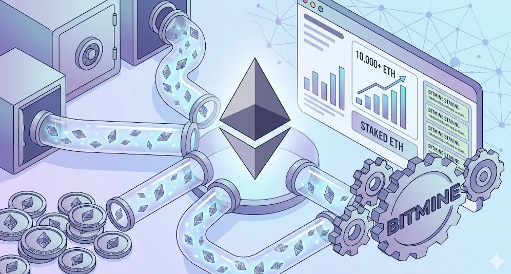 Vanguard Digital: BitMine Lakukan Staking Masif Ribuan ETH, Pertegas Kedaulatan Komitmen Jaringan Institusional