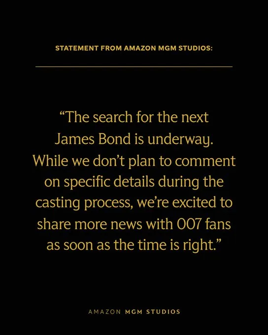 Pencarian Agen 007 Dimulai: Amazon MGM Studios Resmi Membuka Audisi untuk Film James Bond ke-26