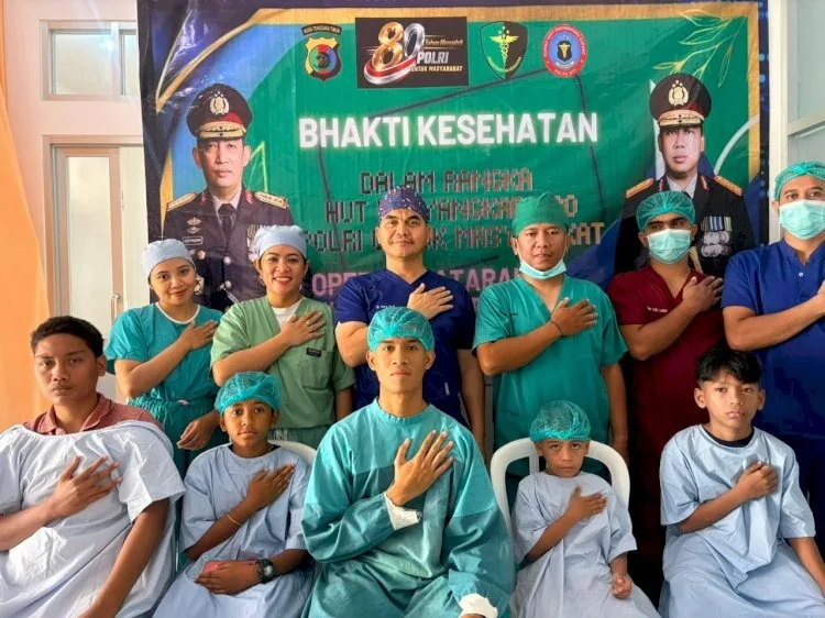 Polri Gelar Bhakti Kesehatan di NTT, 5.845 Warga Terlayani Menjelang Hari Bhayangkara ke-80