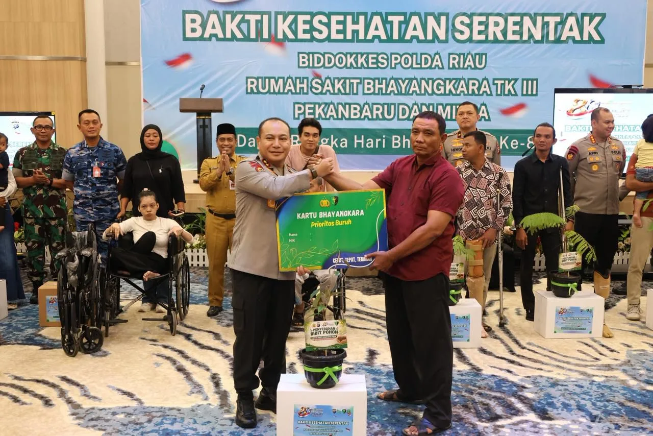 Antusiasme Masyarakat Melonjak: Bakti Kesehatan Polda Riau Tembus 2.400 Peserta, Lampaui Target 15 Persen