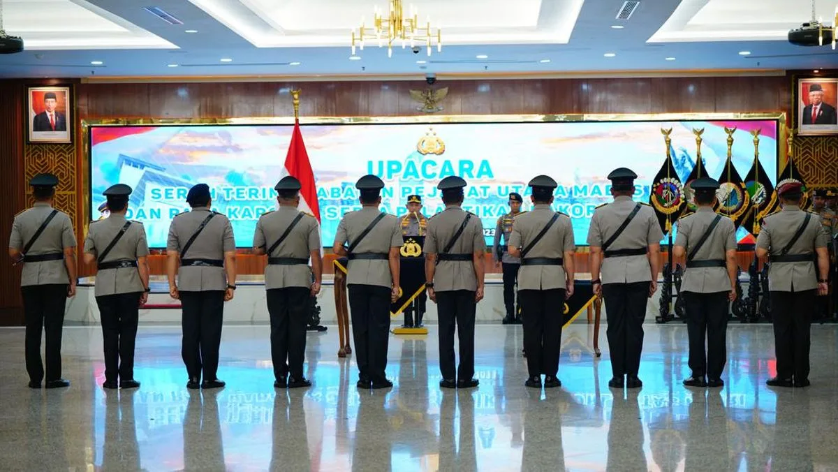 Rotasi Besar Polri: Kapolda Aceh dan Papua Barat Daya Diganti, Dua Jenderal Pensiun
