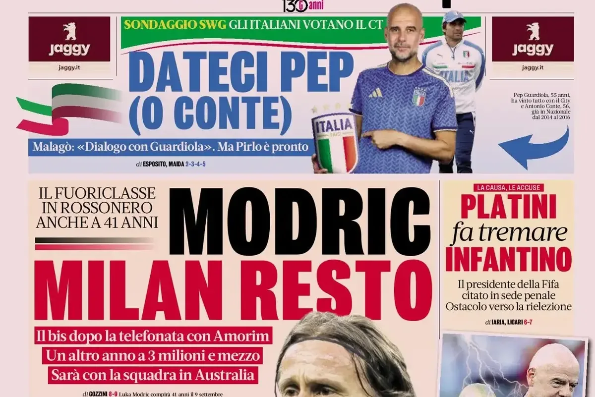 Pep Guardiola ke Timnas Italia? FIGC Buka Peluang, Pirlo Jadi Alternatif
