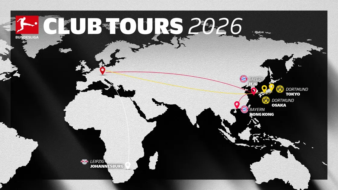 Jelajah Asia dan Afrika: Bayern, Dortmund, dan RB Leipzig Siapkan Tur Pramusim 2026