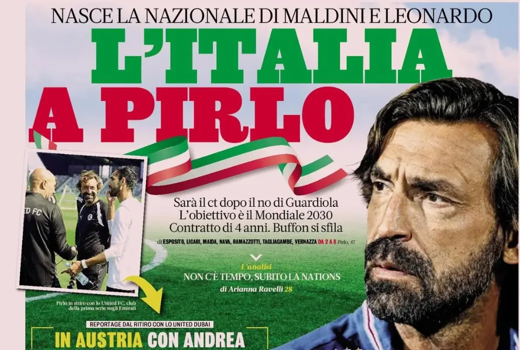 Pirlo Siap Tangani Italia, Inter Bersenjata Buru Romero