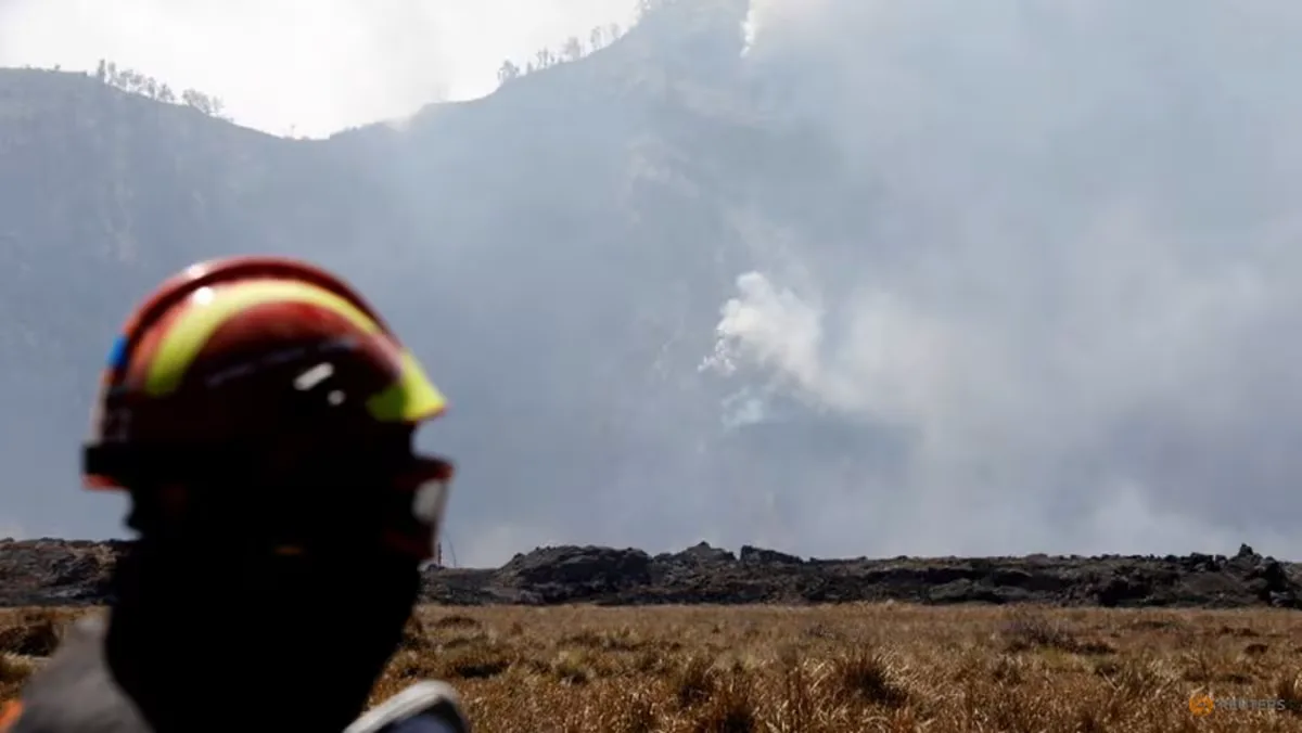 Kebakaran di Taman Nasional Bromo Padam, Titik Api Baru Muncul di Sekitar Kaldera