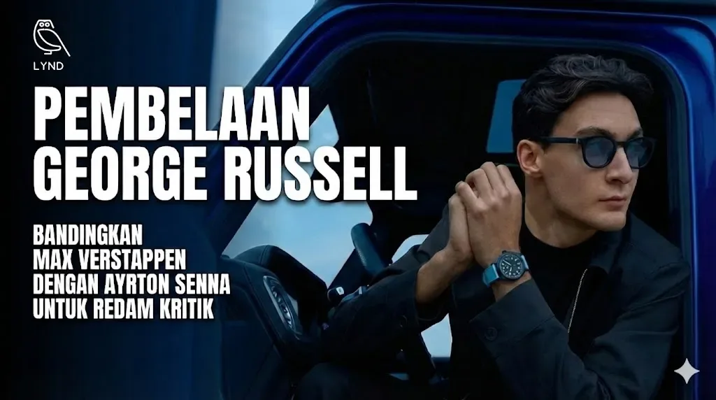Pembelaan George Russell: Bandingkan Max Verstappen dengan Ayrton Senna untuk Redam Kritik
