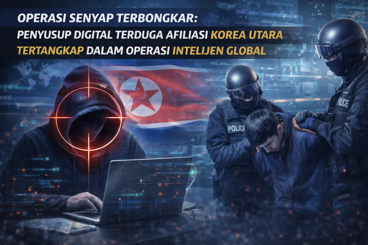 Operasi Senyap Terbongkar: Penyusup Digital Terduga Afiliasi Korea Utara Tertangkap dalam Operasi Intelijen Global