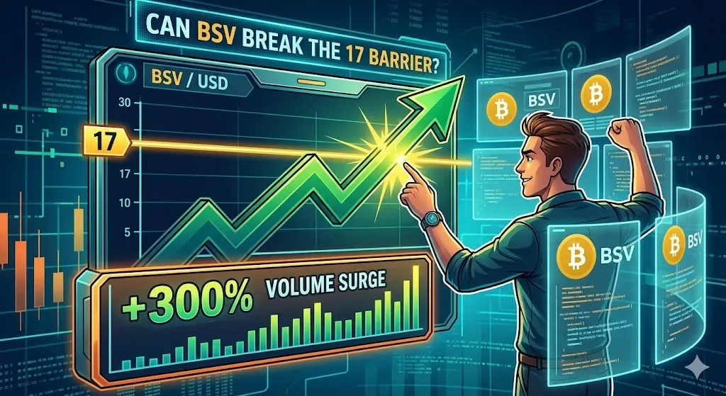 Anomali Volume BSV Melonjak 300%: Menguji Ambang Batas Psikologis $17 di Tengah Sinyal Double-Bottom