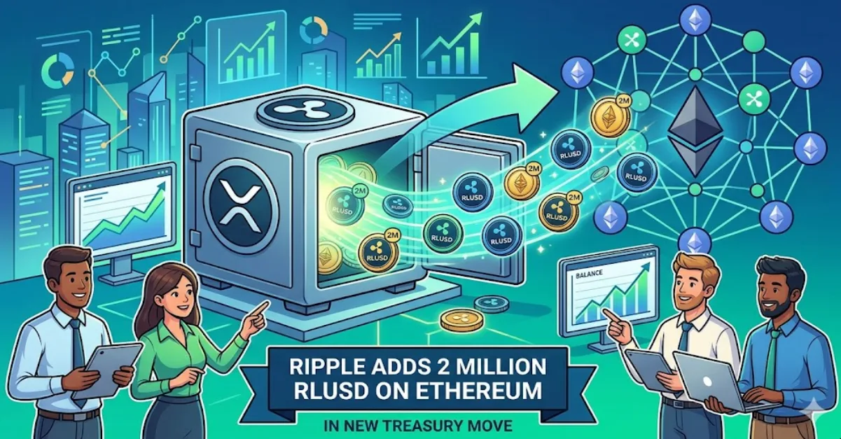 Pergerakan Kas! Ripple Suntik 2 Juta RLUSD ke Jaringan Ethereum