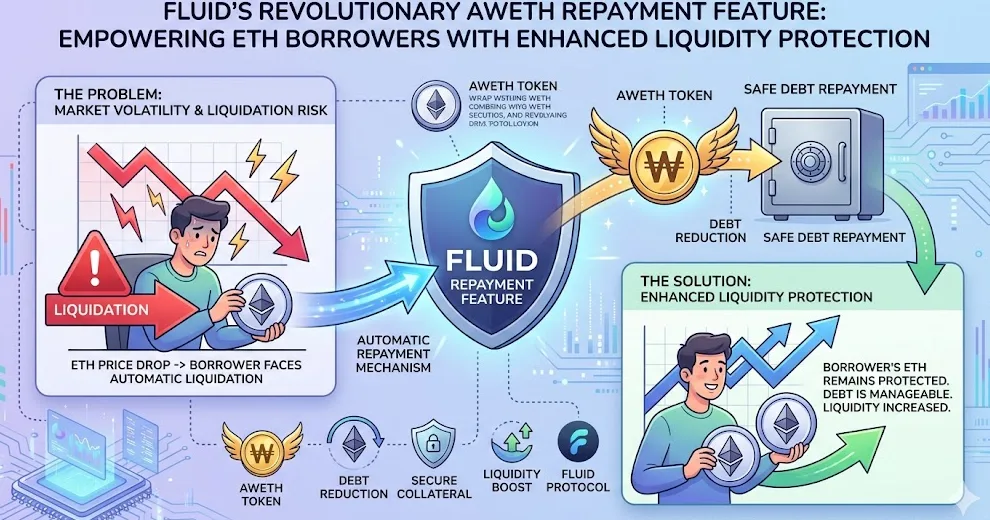 Inovasi DeFi: Fluid Luncurkan Fitur Repayment awETH untuk Peminjam