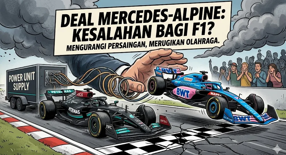 Kesepakatan Pasokan Mesin Mercedes-Alpine Dinilai Sebagai Kesalahan Strategis yang Mengancam Integritas F1