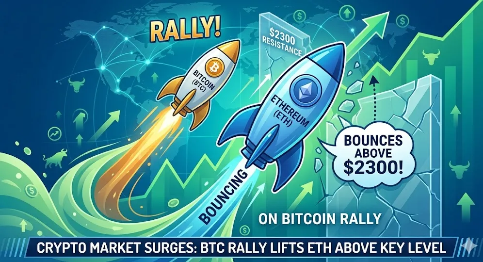 Ethereum Bangkit di Atas $2.300 Terseret Reli Bitcoin: Sinergi Aset Utama Perkuat Kedaulatan Struktur Pasar Digital