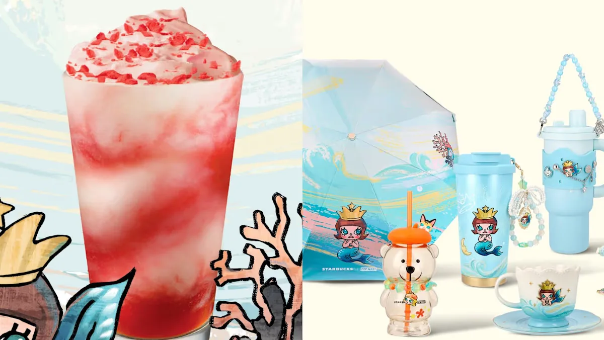 Starbucks dan Pop Mart Rilis Koleksi Molly: Minuman Spesial hingga Payung Lipat