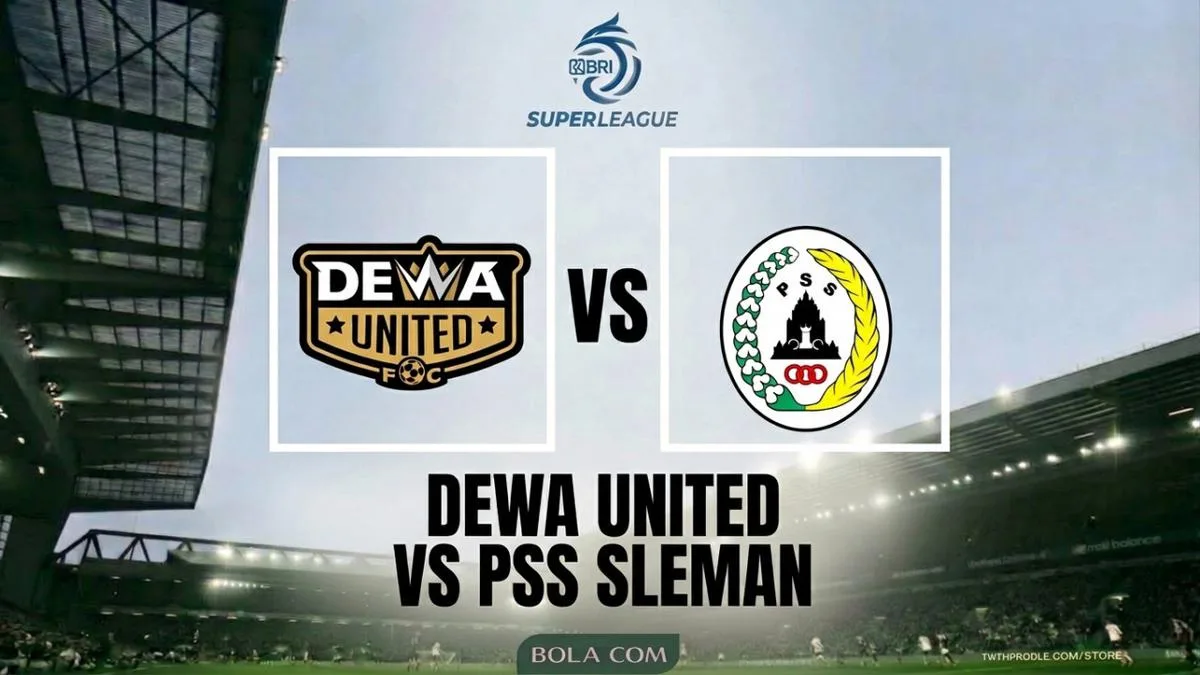 Dewa United vs PSS Sleman: Duel Krusial di Banten International Stadium, Live Streaming