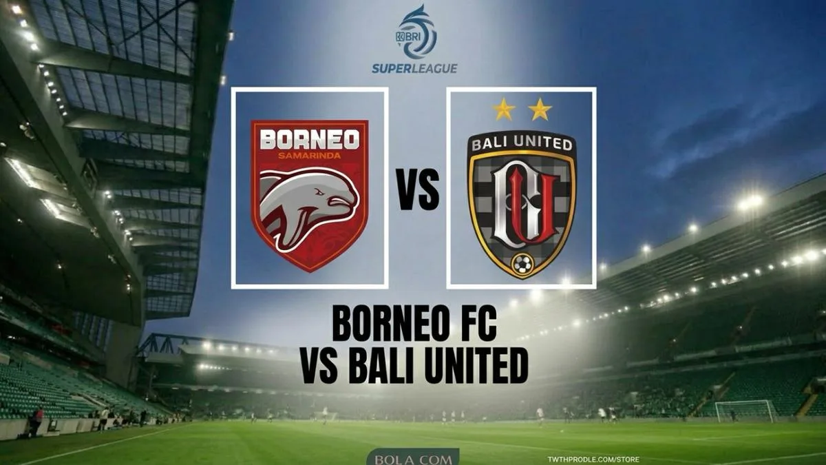 Borneo FC vs Bali United: Duel Perebutan Posisi Puncak BRI Super League di Stadion Segiri